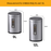 JAVA Dustbin | MIDY | JH8826 | 9L, 12L | Round Sensor Bin | Soft Closing | Waste Bin with USB wire - HippoMart SG