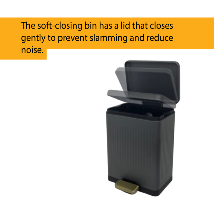 JAVA Dustbin | JACQUES | JH8874 | 15L | Step Bin | Trash Bin | Dustbin for Kitchen | Waste Bin - HippoMart SG