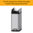 JAVA Dustbin | YUEYA | JH8866 | 30L | Slim Step Bin | Soft Closing | Trash Bin | Dustbin for Kitchen - HippoMart SG