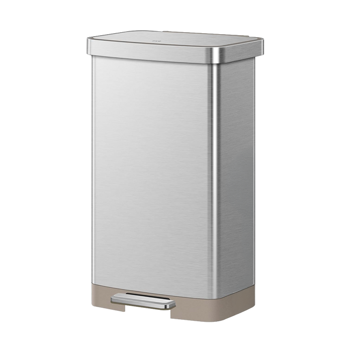 EKO Dustbin | Hudson | EK9168 | Trash Bin | Waste Bin | Stainless Steel | Step Pedal Bin | Soft Closing - HippoMart SG