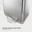 EKO Dustbin | Hudson | EK9168 | Trash Bin | Waste Bin | Stainless Steel | Step Pedal Bin | Soft Closing - HippoMart SG