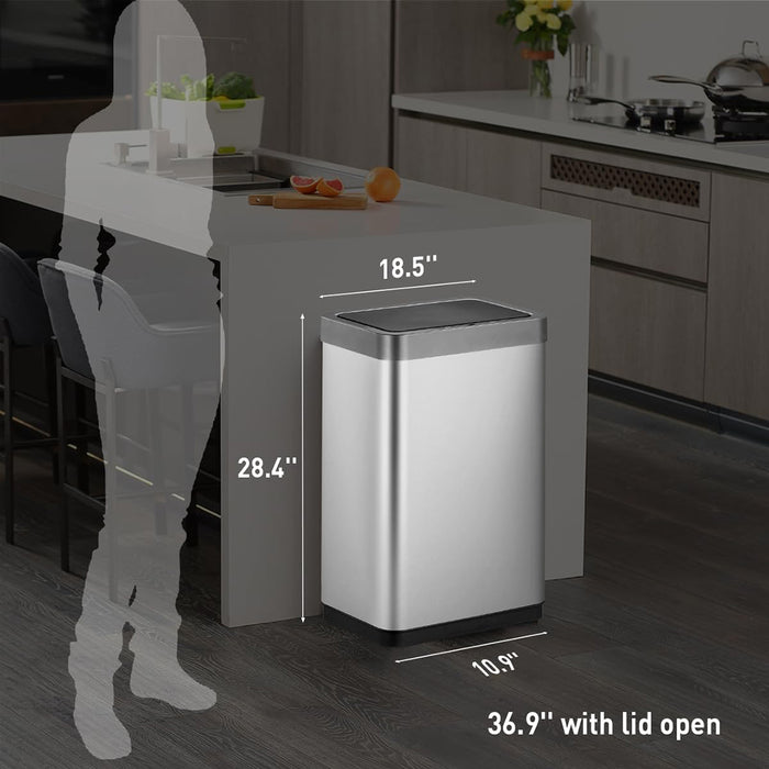 EKO Dustbin | Mirage X | EK9260 | 80L | Sensor Bin | Stainless Steel Bin