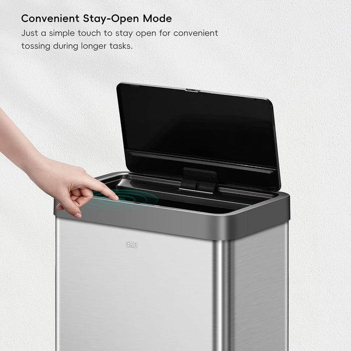EKO Dustbin | Mirage X | EK9260 | 80L | Sensor Bin | Stainless Steel Bin