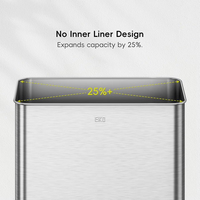 EKO Dustbin | Mirage X | EK9260 | 80L | Sensor Bin | Stainless Steel Bin