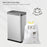 EKO Dustbin | Mirage X | EK9260 | 80L | Sensor Bin | Stainless Steel Bin
