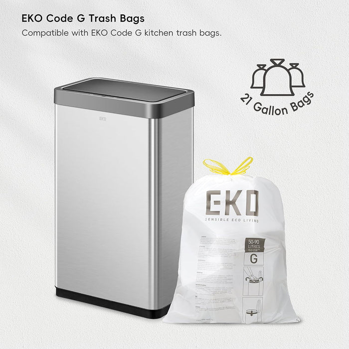 EKO Dustbin | Mirage X | EK9260 | 80L | Sensor Bin | Stainless Steel Bin