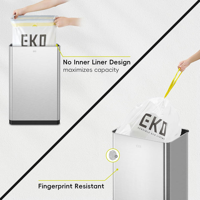 EKO Dustbin | Mirage X | EK9260 | 80L | Sensor Bin | Stainless Steel Bin