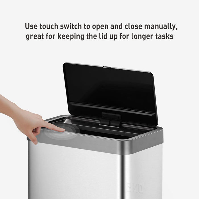 EKO Dustbin | Mirage X | EK9260 | 80L | Sensor Bin | Stainless Steel Bin