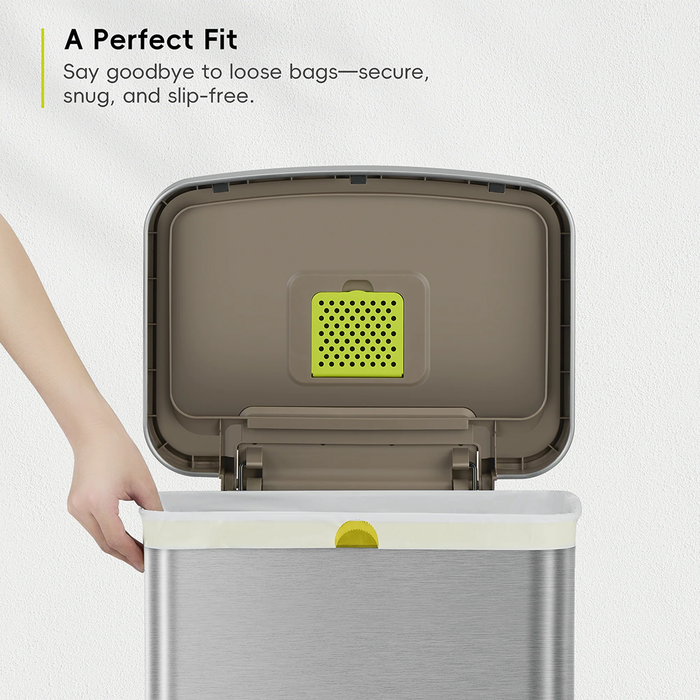 EKO | Drawstring Trash Bags | Waste Bags | Garbage Bags | Integrated Drawcord | Extra Strong | Tear Resistant | 3L-60L