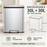 EKO | Ecocasa II | EK9138 | 30L + 30L | Pedal Dustbin | Indoor Dustbin - HippoMart SG