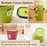GENIE Dustbin | Flip Waste Bin | 8.5L | Multiple Colours | Kitchen Bin | Rubbish Bin - HippoMart SG
