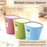 GENIE Dustbin | Flip Waste Bin | 8.5L | Multiple Colours | Kitchen Bin | Rubbish Bin - HippoMart SG