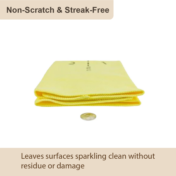 HippoMart 4 Side Indicator Microfiber Cleaning Cloths, Multiple Colors - HippoMart SG