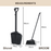 Self-Standing Wind Proof Dustpan & Broom Set, Multiple colors - HippoMart SG