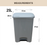 HAPPY BIN | Dustbin | Pedal Waste Bin | 25L, 35L | Waste Bin | Kitchen Bin | Plastic Bin | Bin - HippoMart SG