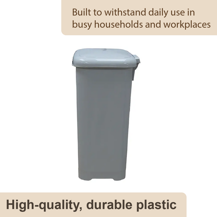 HAPPY BIN | Dustbin | Pedal Waste Bin | 25L, 35L | Waste Bin | Kitchen Bin | Plastic Bin | Bin - HippoMart SG
