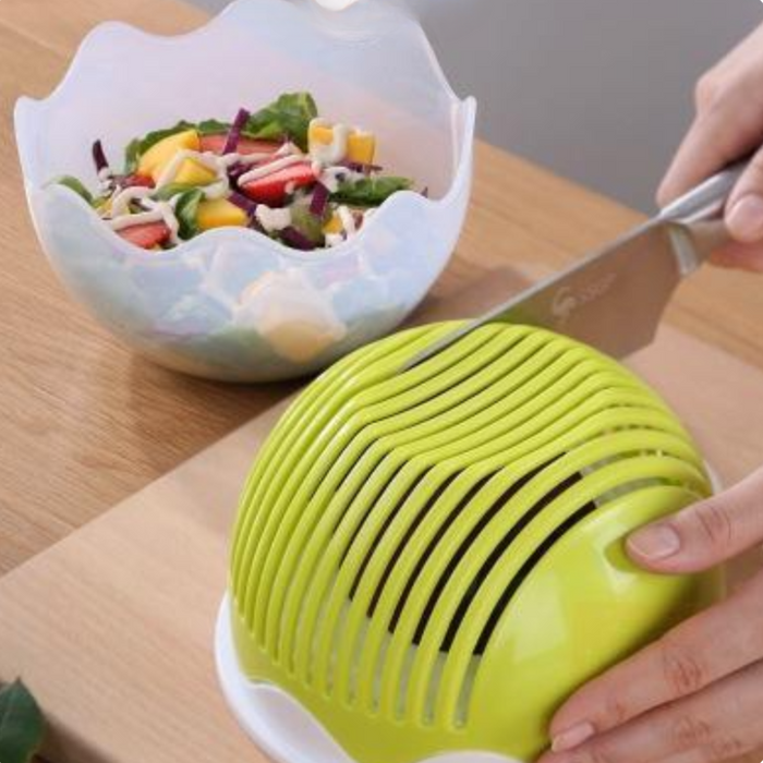 Fruit Vegetable Salad Chopper Cutter Bowl
