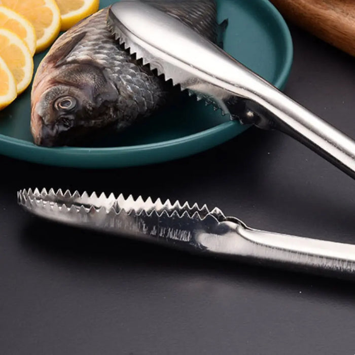 HippoMart Chef's Fish Descaler in SUS304 Stainless Steel for Fast Descaling HippoMart 
