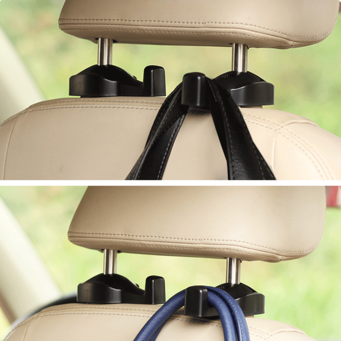 HippoMart Multi-functional Car Headrest Hook - sets of 2 [Multiple Colors] HippoMart 