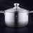 HippoMart Tri-Ply Stainless Steel Cooking Pot HippoMart 