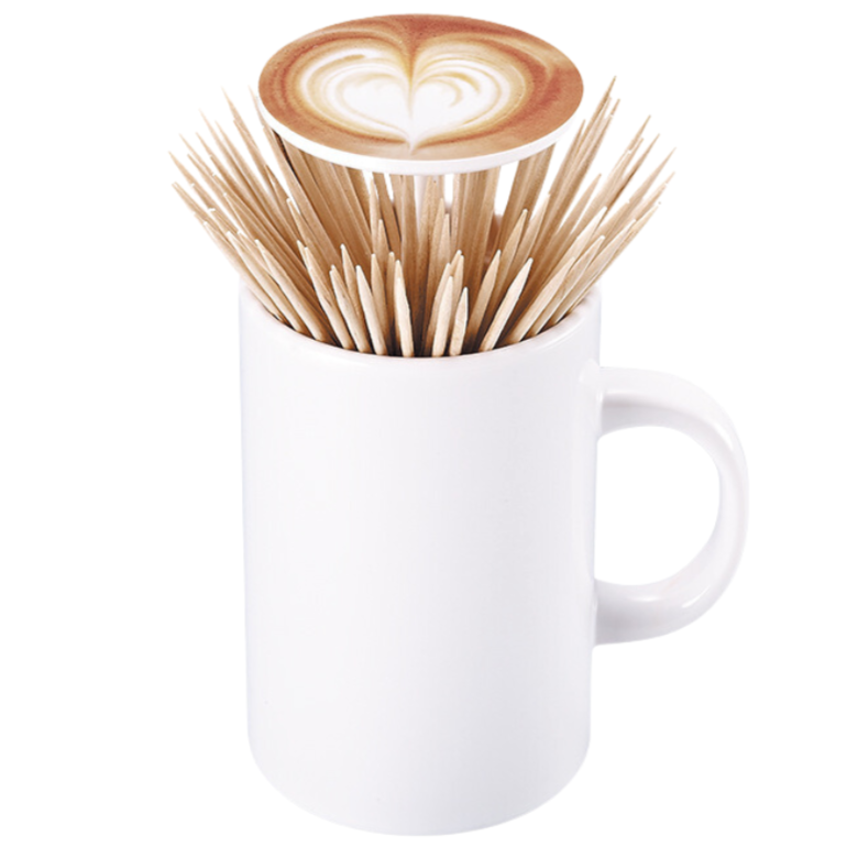 HippoMart Creative Barrista Mug Toothpick Dispenser - HippoMart SG