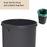 OSCAR DASH Dustbin | Pedal Waste Bin | Soft Closing | 8L, 12L | Multiple Colours | Trash Bin - HippoMart SG