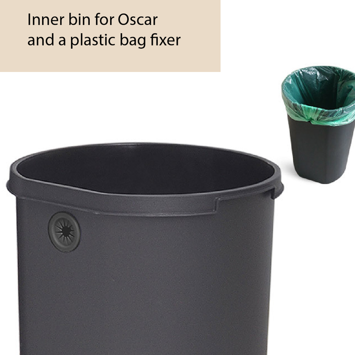 OSCAR DASH Dustbin | Pedal Waste Bin | Soft Closing | 8L, 12L | Multiple Colours | Trash Bin - HippoMart SG