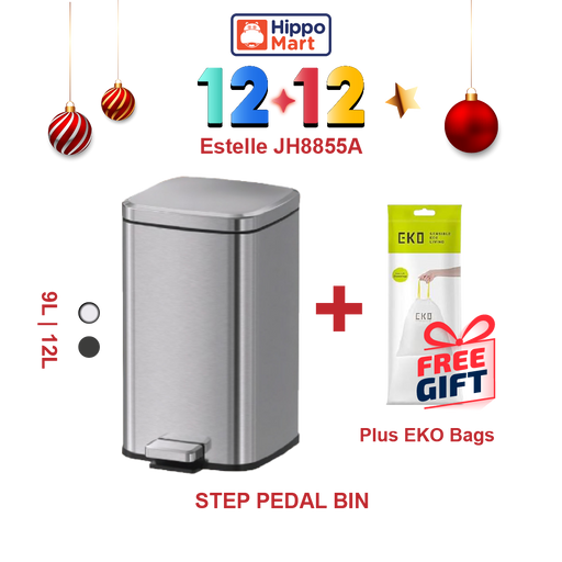 JAVA Dustbin | ESTELLE | JH8855A | Multiple Sizes | Trash Bin | Dustbin for Kitchen | Rubbish Bin