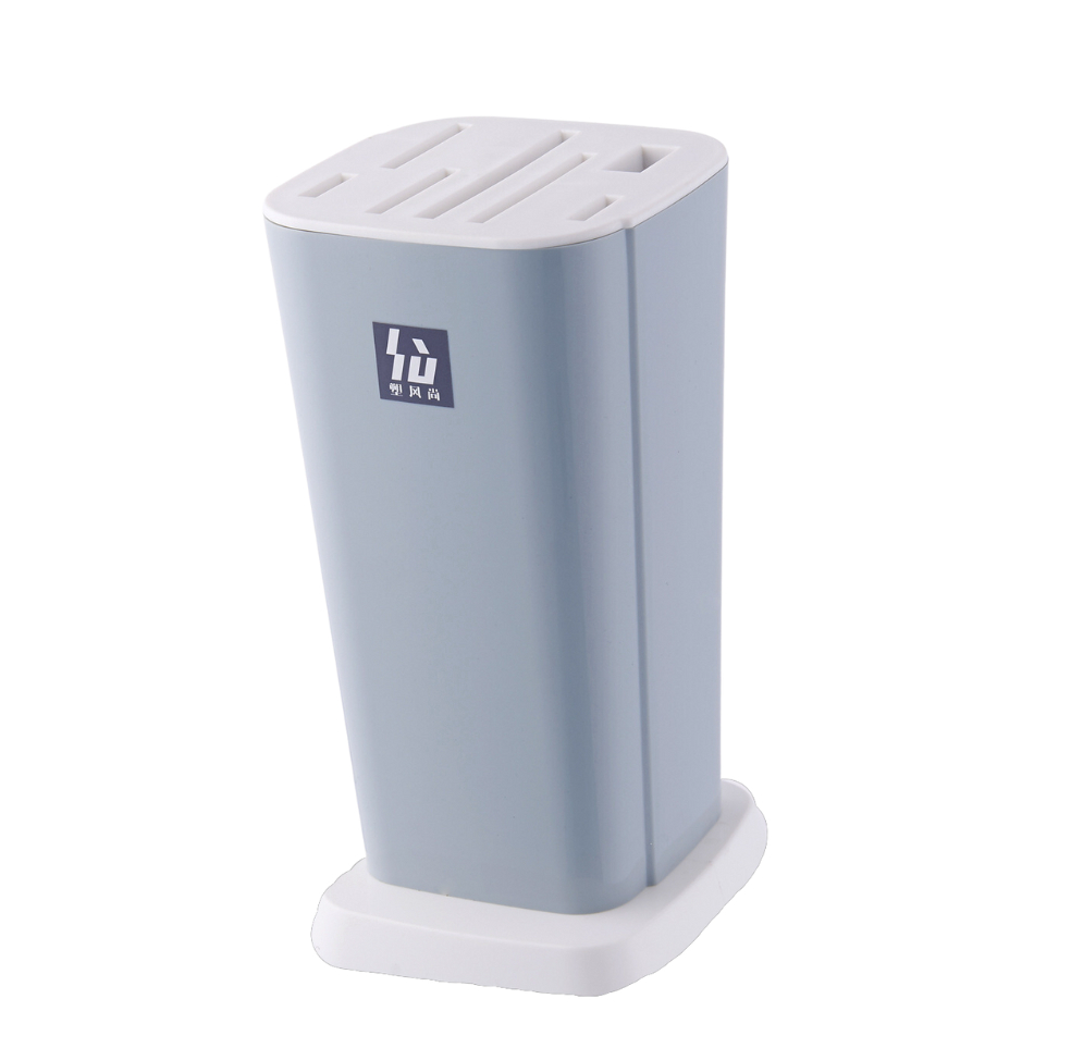 Modeco Standing PP Knife Case & Scissors Case Block, Knives not included, Misty Blue - HippoMart SG