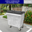 Steel Mobile Garbage Bin | MGB | 660L, 1100L | Trash Bin | Dustbin | Garbage Bin | Trash Bin - HippoMart SG