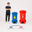 Recycling Integrated Foot Pedal Bin, 120L, 240L & Multiple Colours - HippoMart SG
