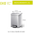 EKO Dustbin | Madison | EK9361 | Trash Bin | Waste Bin | Stainless Steel | Step Pedal Bin | Soft Closing - HippoMart SG