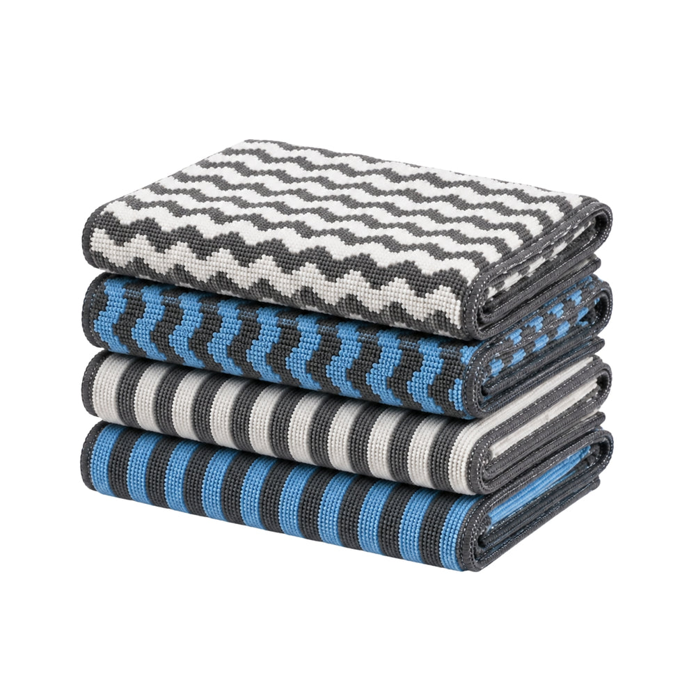 HippoMart Premium Textured Microfibre Cleaning Cloth 2 Pack | 350 GSM | 40x48cm | Highly Absorbent