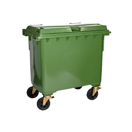 Mobile Garbage Bin - 660L/1100L [Multiple Sizes, Colours] HippoMart 