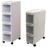 MODECO Slim Rolling Cabinet | 3 or 4 Tier Household Storage Unit | Space-Saving Organizer with Wheels | Multi-Purpose Storage Solution - HippoMart SG