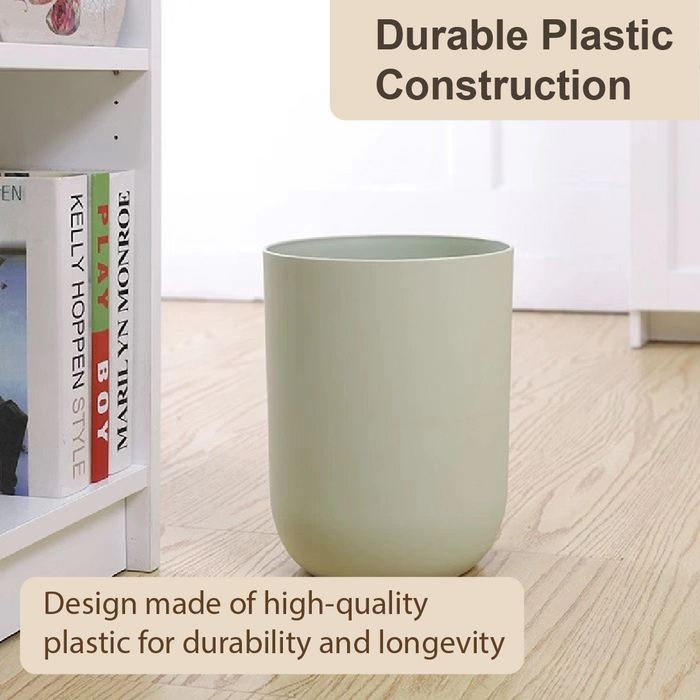 PILL Dustbin | Room Bin | 8L | Multiple Colour | Rubbish Bin | Waste Bin | Plastic Bin - HippoMart SG
