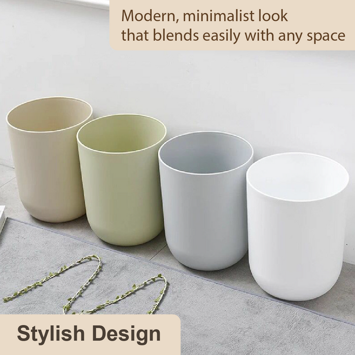 PILL Dustbin | Room Bin | 8L | Multiple Colour | Rubbish Bin | Waste Bin | Plastic Bin - HippoMart SG