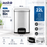 AUSKO | N2101 | Multisize | Pedal Dustbin | Indoor Dustbin - HippoMart SG