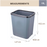 Non Lid Dustbin | Bag Holder | 15L | Green, Grey, | Trash Bin | Kitchen Bin - HippoMart SG