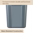 Non Lid Dustbin | Bag Holder | 15L | Green, Grey, | Trash Bin | Kitchen Bin - HippoMart SG