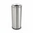 OTP2 Dustbin | 65L | Silver, Black | Lobby Bin | Open Top Bin | Outdoor Bin | Stainless Steel Bin - HippoMart SG