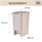 Pelican Dustbin | Premium Soft Closing | Pedal Bin | 2 Way Opening | 10L, 15L, 20L, 30L | Trash Bin - HippoMart SG