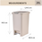 Pelican Dustbin | Premium Soft Closing | Pedal Bin | 2 Way Opening | 10L, 15L, 20L, 30L | Trash Bin - HippoMart SG