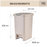 Pelican Dustbin | Premium Soft Closing | Pedal Bin | 2 Way Opening | 10L, 15L, 20L, 30L | Trash Bin - HippoMart SG