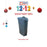 Sanitary Dustbin | Waste Bin | Rubbish Bin | Toilet Bin | 22L | Trash Bin