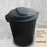 RAVEN Dustbin | Black Bin | Open Top Dustbin | Rubbish Bin | Lid | 60L | Trash Bin - HippoMart SG