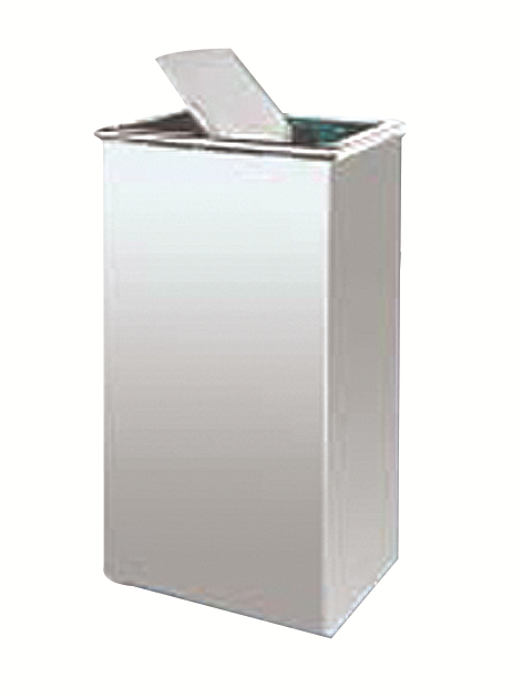 RB3 Dustbin | Swing Top | Open Top | 65L | Stainless Steel | Lobby Bin | Dustbin | Hotel Bin | Outdoor Bin - HippoMart SG
