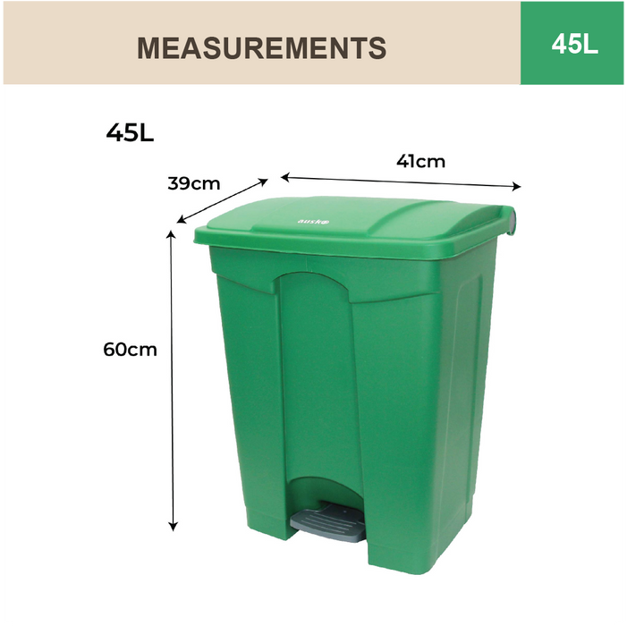 HippoMart Step On Bin | Multiple Sizes | Trash Bin | Dustbin for  Kitchen | Dustbin for Toilet - HippoMart SG