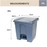 HippoMart Step On Bin | Multiple Sizes | Trash Bin | Dustbin for  Kitchen | Dustbin for Toilet - HippoMart SG