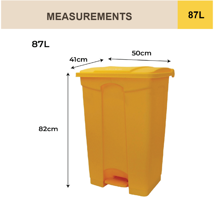 HippoMart Step On Bin | Multiple Sizes | Trash Bin | Dustbin for  Kitchen | Dustbin for Toilet - HippoMart SG